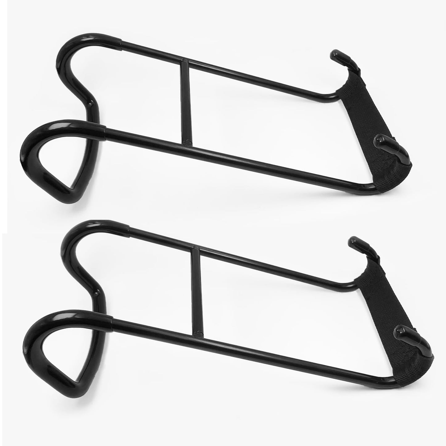 Upgraded 2-Pack Dumbbell Spotter Hooks, 250 lbs Load Capacity Heavy Duty Dumbbell Hooks for Bench Press, Chest & Shoulder Workouts with Wrist Straps