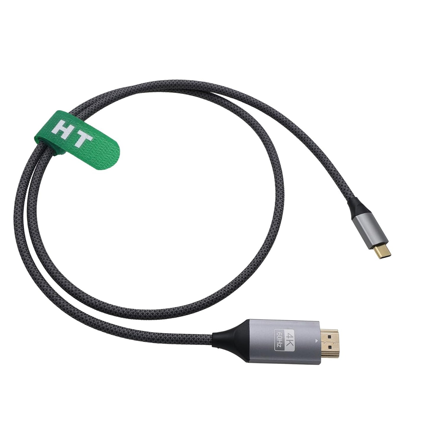 HangTon 4K@60Hz 15/16, S24, 3FT USB-C to HDMI Cable for Laptop Phone Tablet to HD TV Monitor Projector Display