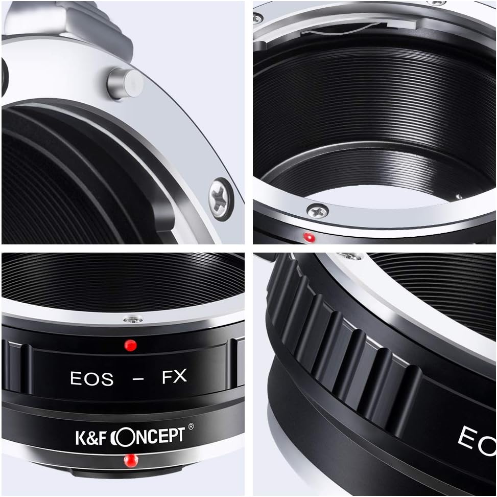 K&F CONCEPT X-Pro1 Lens Mount Adapter EOS EF/EFS Lens to Fuji FX Mount X Camera X-Series Mirrorless Cameras