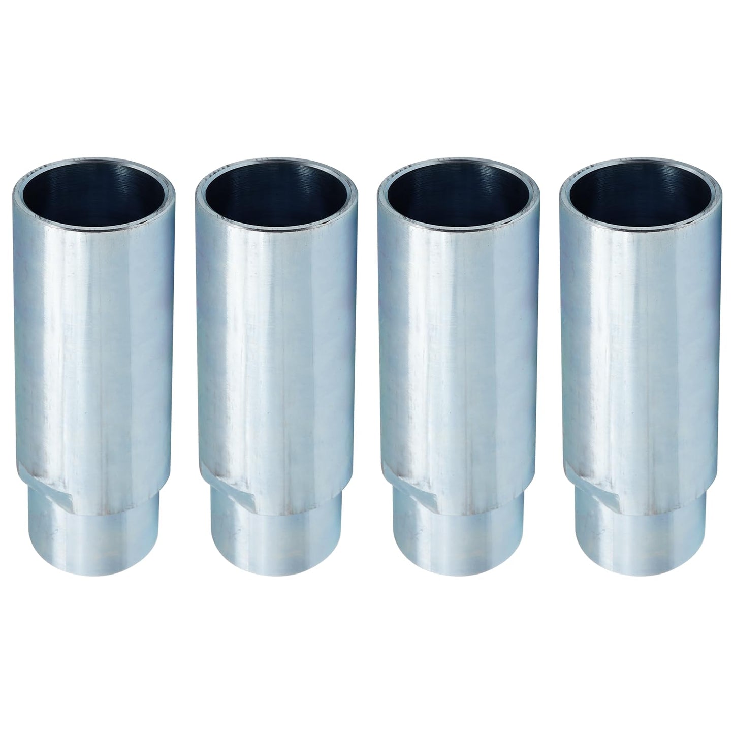 Four 6" Stack Adapters Fit for 2 Post Car Lift with 60mm ID. Mounting Hole, Compatible with Challenger Two Post Automotive Lifts