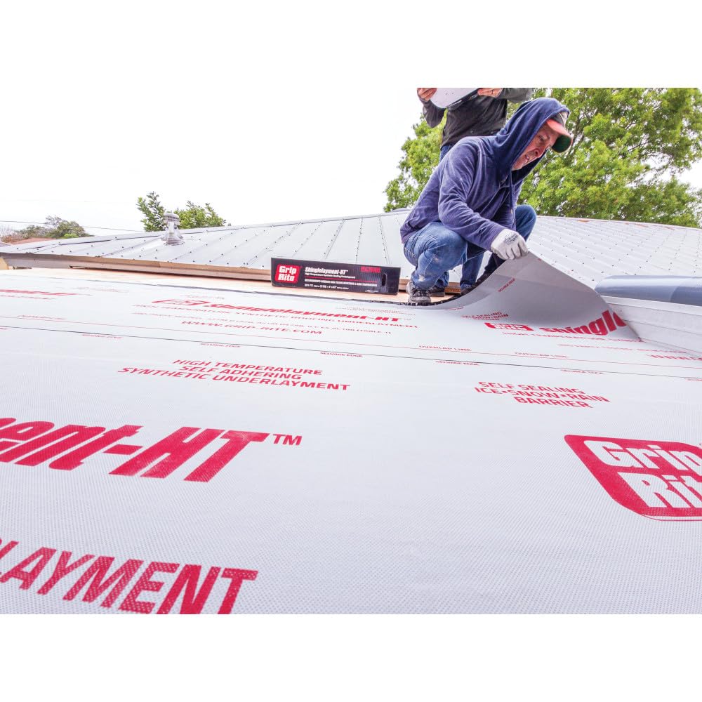 Grip-Rite SL2SQHT, Synthetic Ice & Snow Barrier, 36" x 67', 2 Sq., High-Temperature Resistant