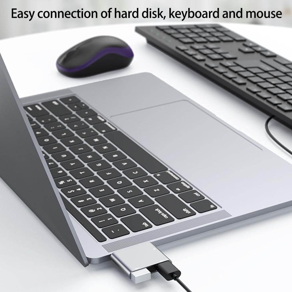 ESTCNK High Speed USB C Laptop Docking Station Notebook Multiports Adapter Converter Expansion Hubs for Office