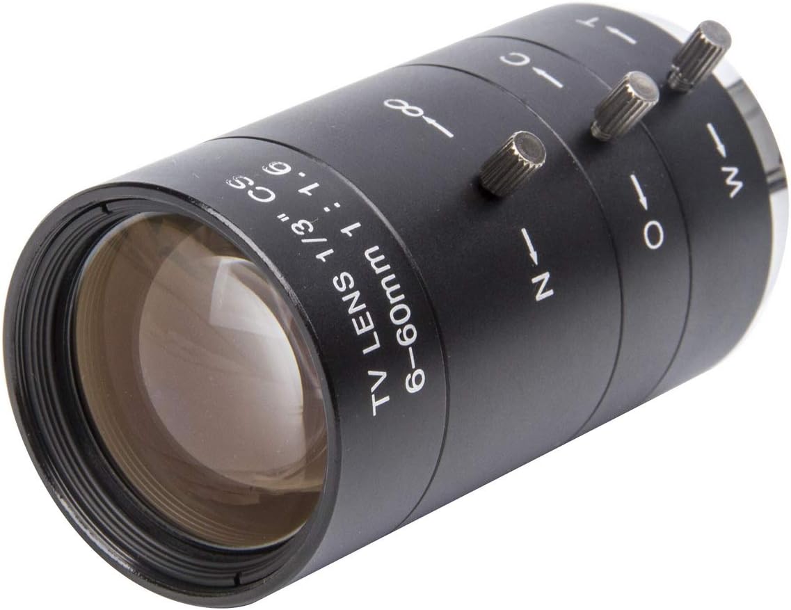 XENOCAM 6-60mm 1/3" F1.6 CS Lens CCTV Lens IR Manual Zoom Manual Iris for CCTV CCD Camera