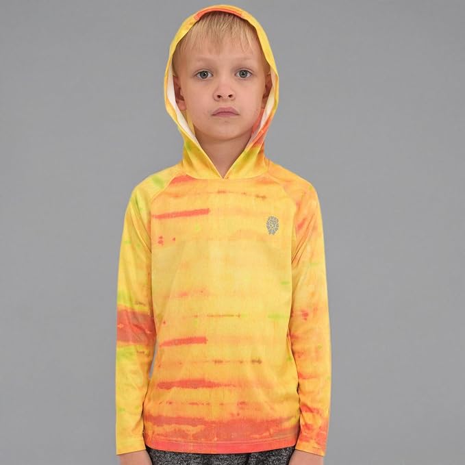 Hoodies for Boys Outdoor Recreation Shirts - Youth Athletic Tops Sun Protection UPF 50+