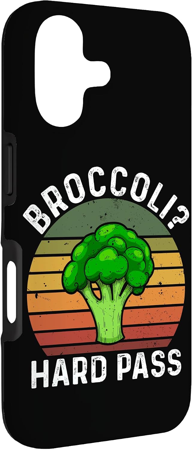 Anti Broccoli Humor Squad Broccoli? Hard Pass 17 Broccoli? Hard Pass Case for iPhone
