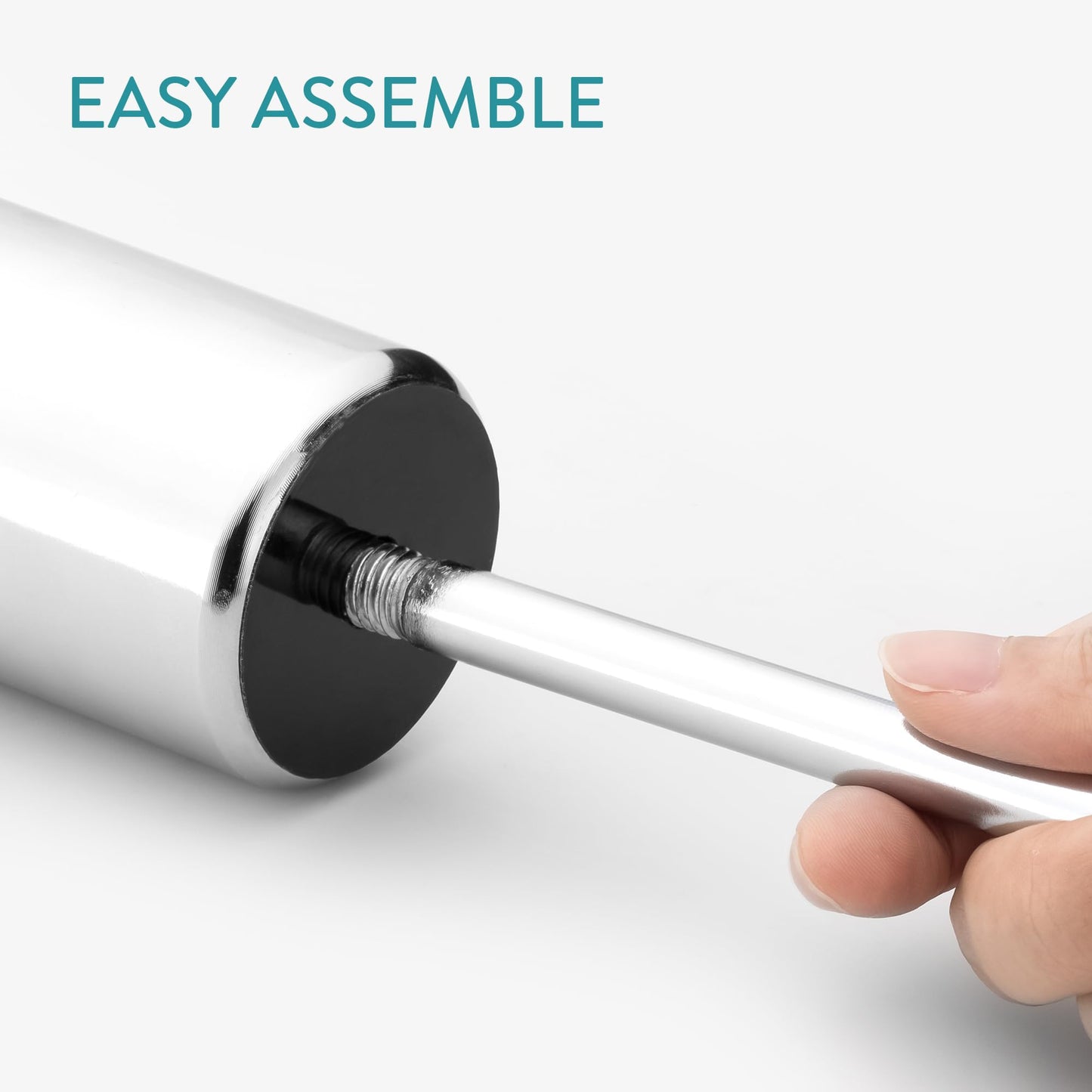 Navaris Gym Pin Extender - Ø 10 mm - Weight Stack Extender for Cable Machine - Durable & Long Steel Lifting Pin - Fitness Equipment for Gym or Home Training