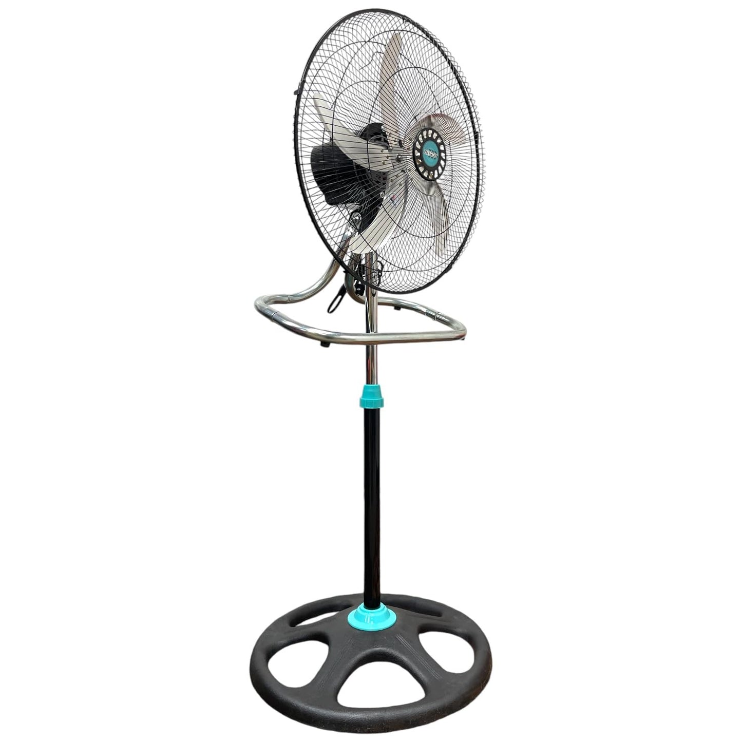 ZNERGY 2 Packs 3850CFM 18inch 2in1 Modern Industrial Floor and Stand Fans Metal Blades 3 Speeds Oscillation Adjustable Heights for Livingroom, Dining Room, Bedroom, Dorms, Garage and Kitchen
