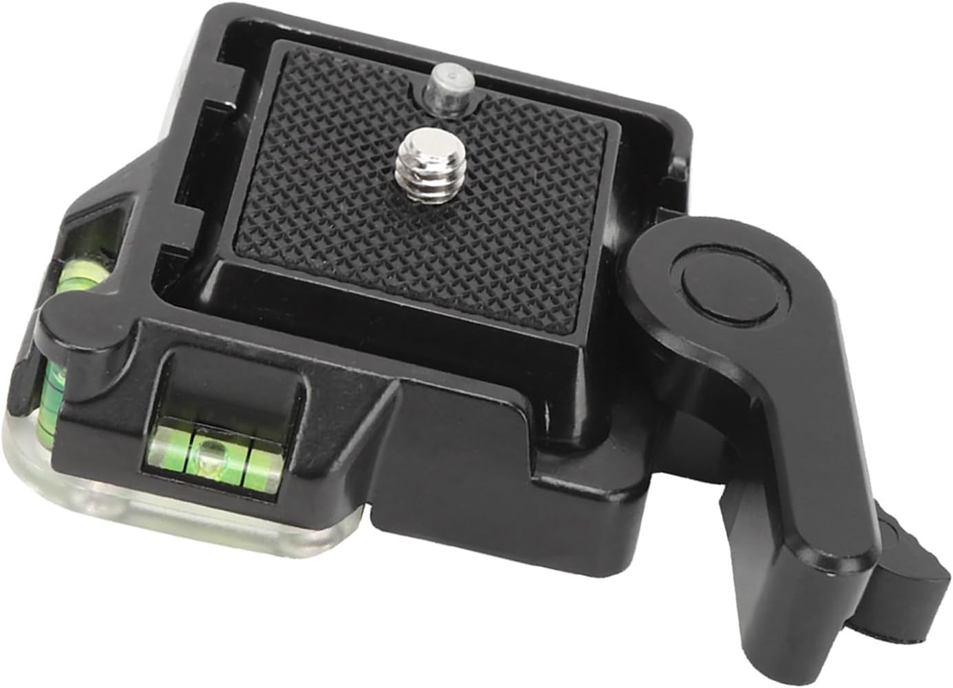 Zerodis 1/4 Inch 3/8 Inch Arrow Storage Case Plate, Aluminum Alloy Arrow Storage Case Clamp Adapter for Camera Tripod