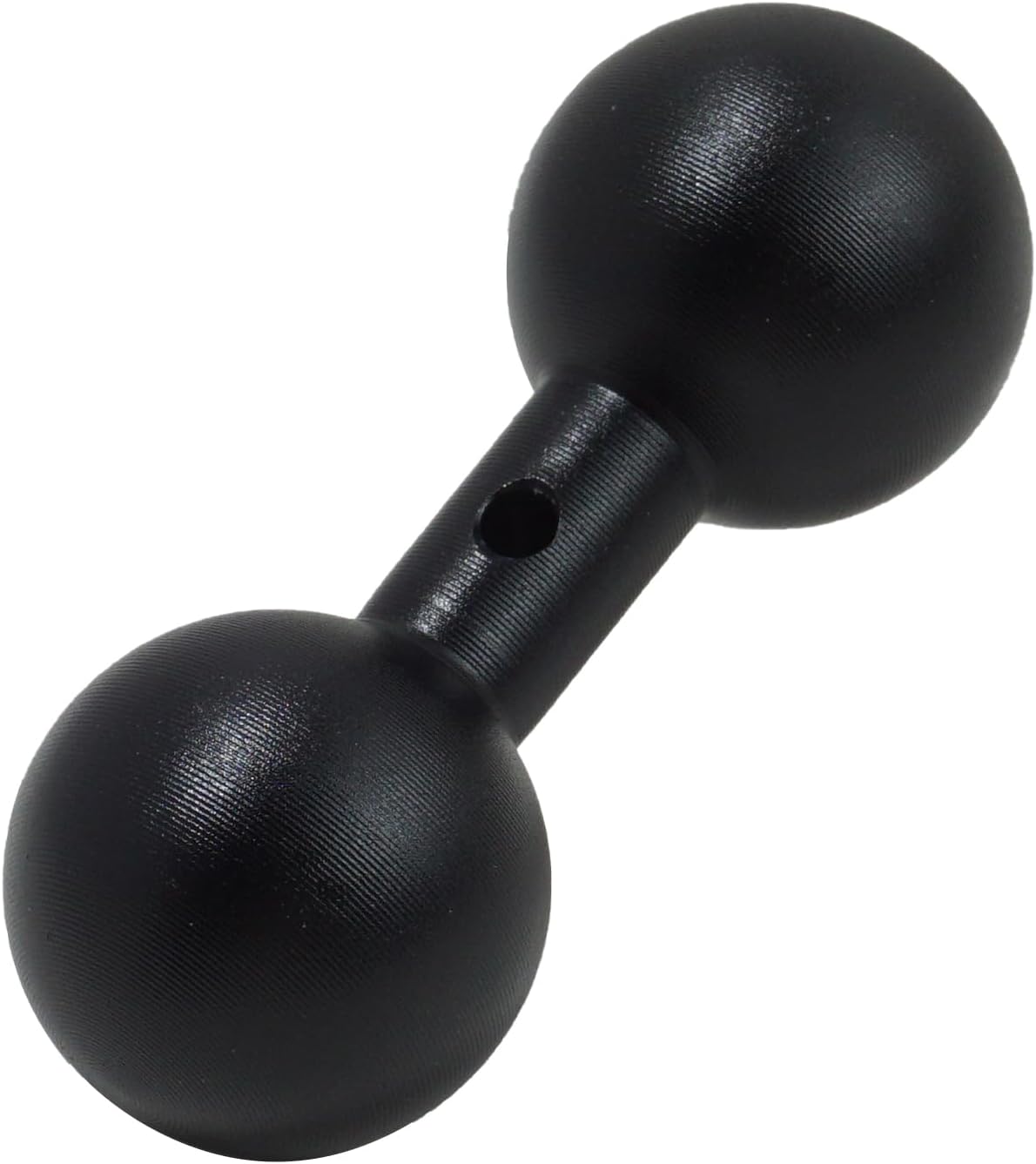 Vvluvva 1" 1-Inch Double Ball Mount Arm Adapter, Heavy-Duty Black Aluminum Alloy Ball Extension Connector