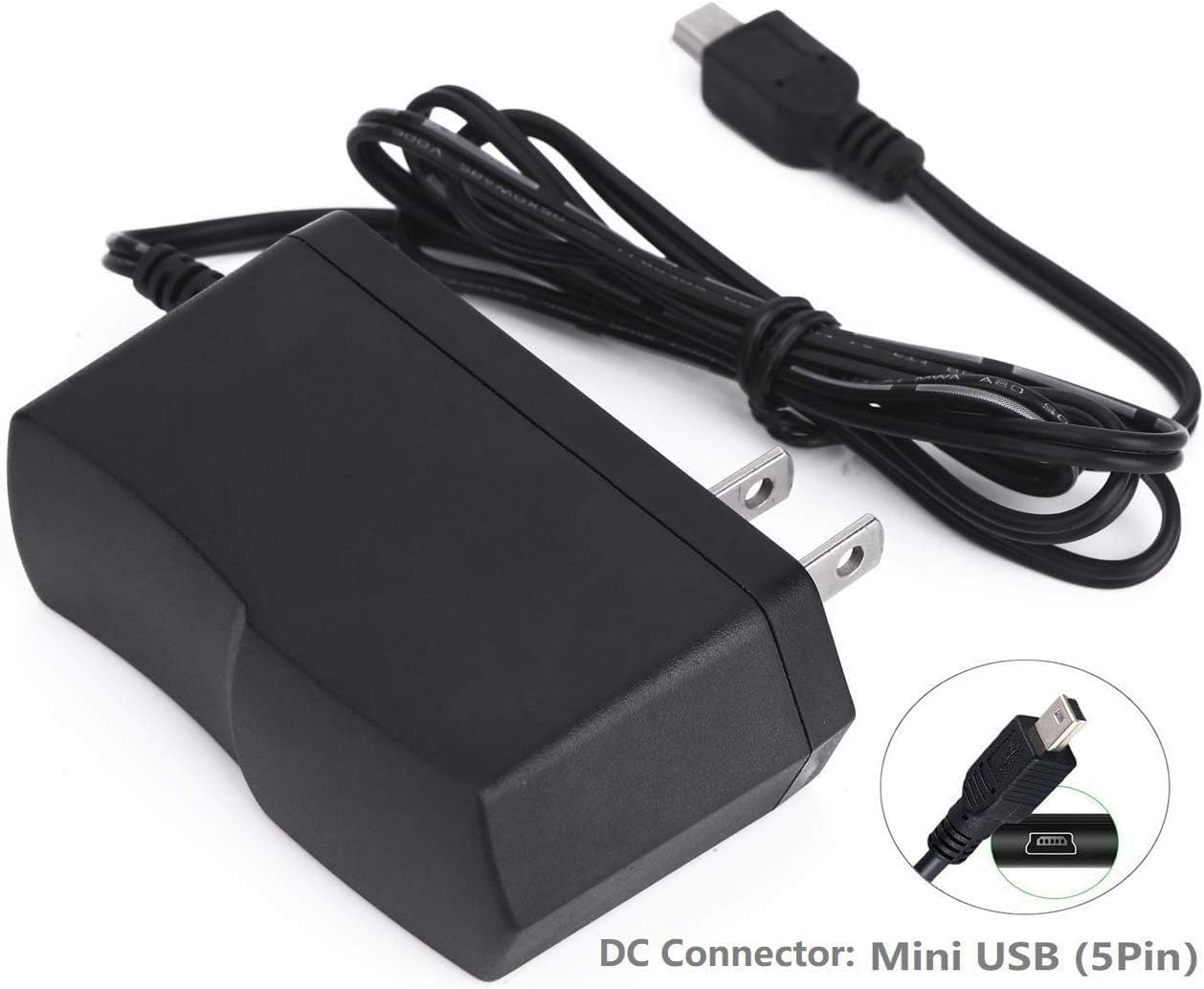BestCH 5V 1A MP3 MP4 AC Wall Power Charger Adapter Mini USB Cord for RCA Lyra Player