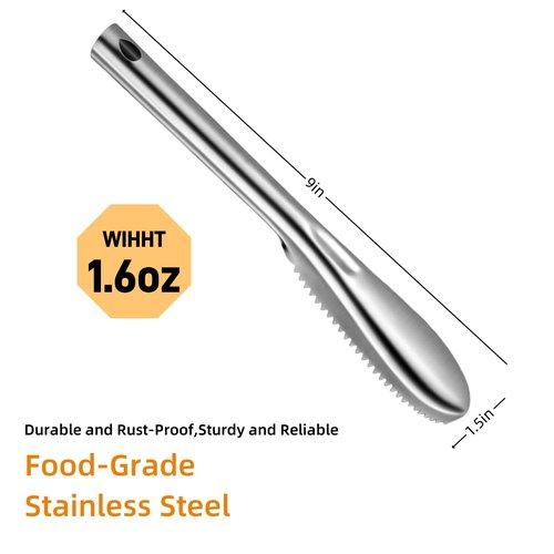 2Pcs Fish Scaler, Fish Scaler Remover for Quick & Easy Fish Scaling Cleaning, Fish Descaler Tool Fish Scraper Peeler Scraping, Reliable Fish Scraper Fish Cleaner Tool for Fish Scaling Cleaning
