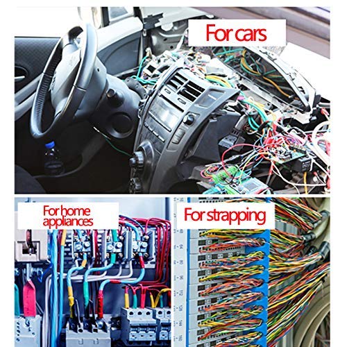 Ergonflow (19MM 25M)(2 Automotive Wiring Harness Cloth Tape High Temp Wire Harness Wrapping Tape, Black Adhesive Fabric