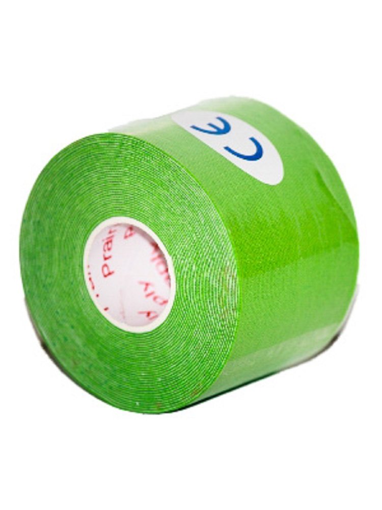 Kinesiology Tape for Shoulder, Wrist, & Knees - Breathable Kinesiology Tape Precut Strips - 20 Pre-Cut 10" Self Adhesive Bandage Wrap - Running Essentials for Women & Men - Lime Green Strips, 1 Roll