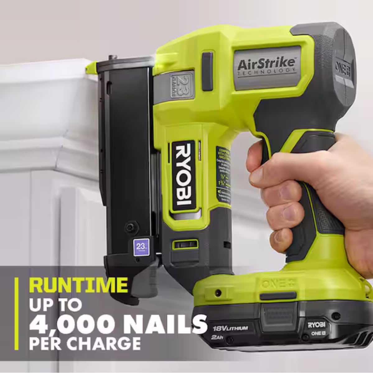 ONEAND 18V Cordless AIRSTRIKE 23-Gauge PIN Nailer Tool ONLY