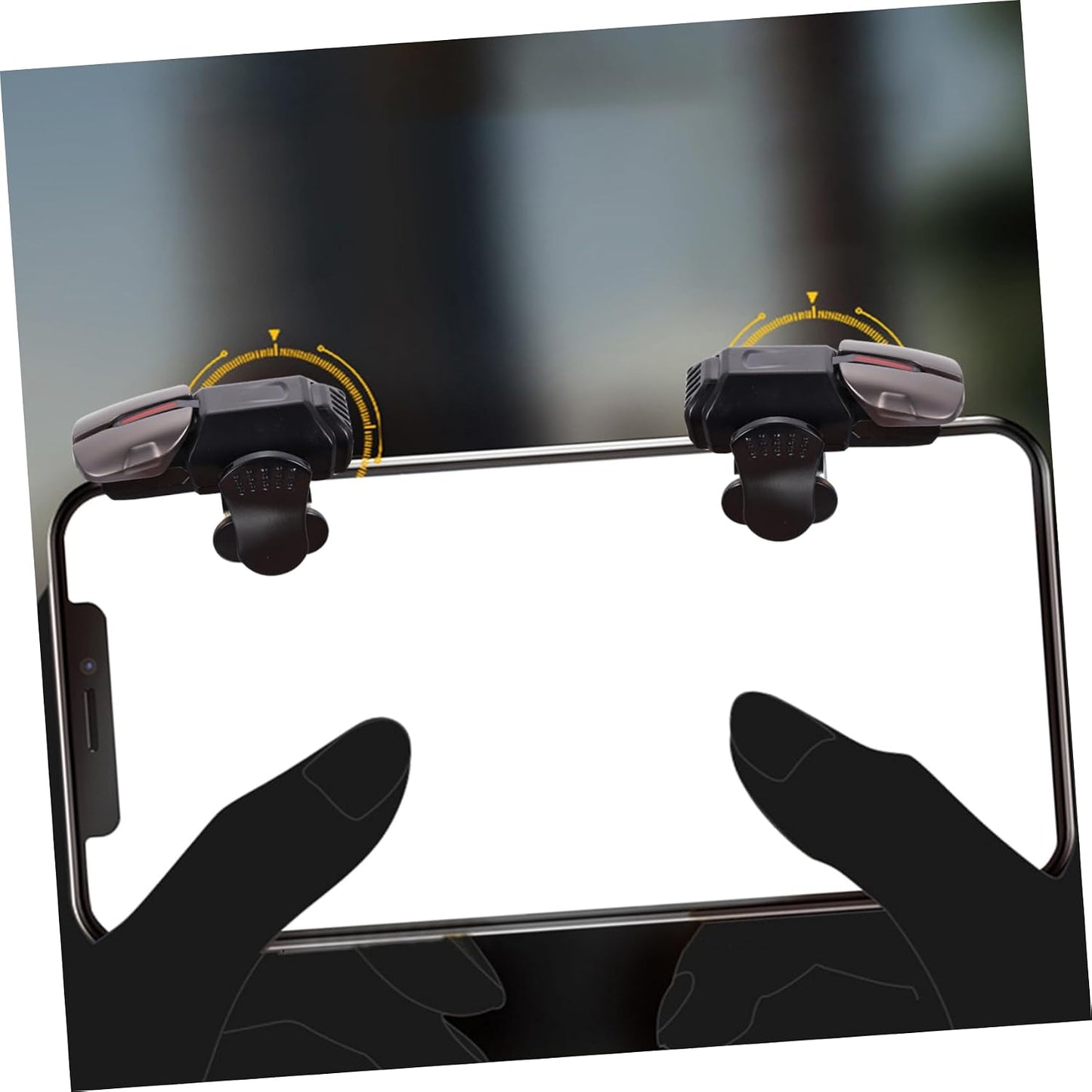 1pair LALAFINA Six-finger Linkage Handle Game Controller Triggers Portable Compact Gamepad for Gamers Birthday