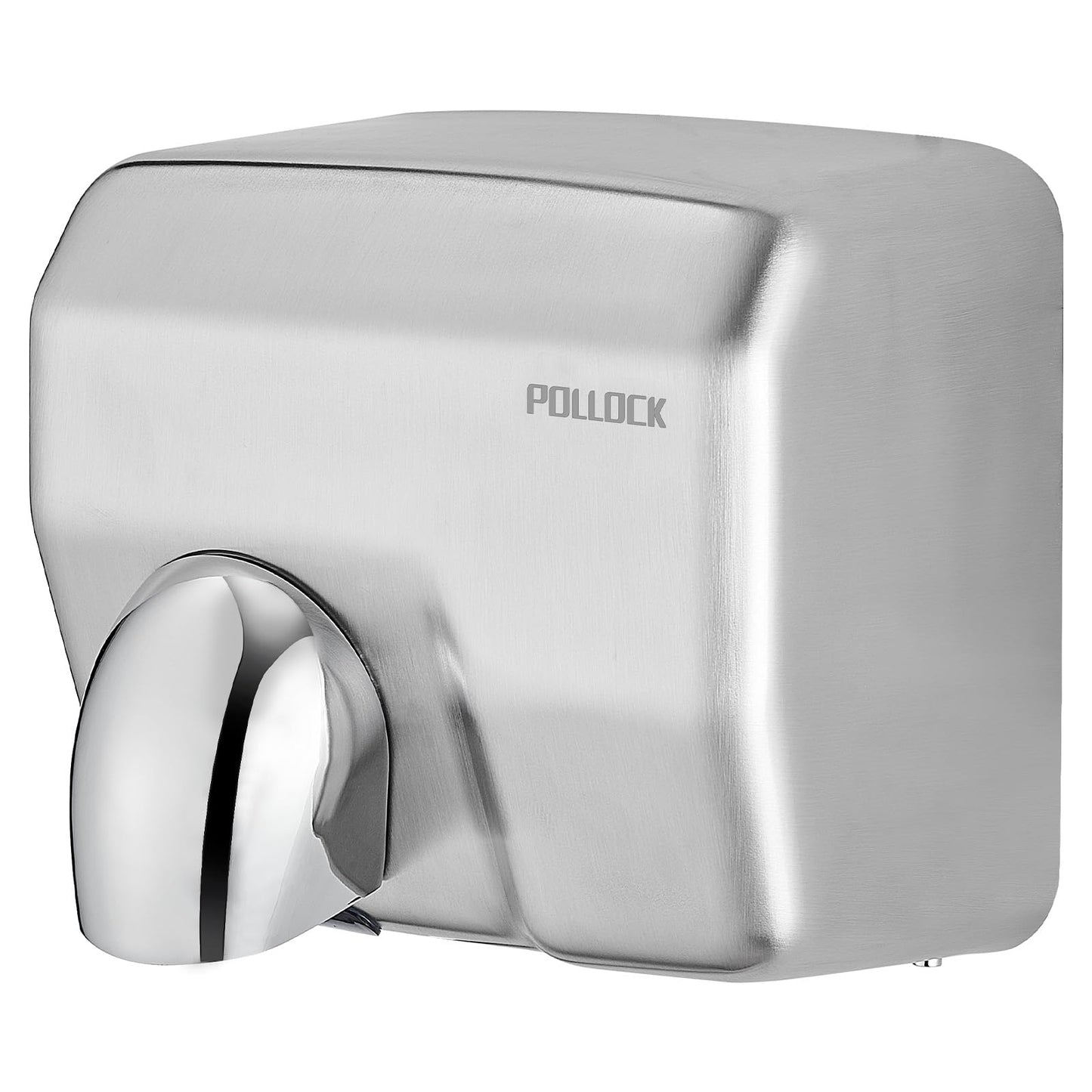 Commercial Hand Dryer Wall Mounted,Stainless Steel Electric Hand Dryer for Bathroom,1600 W Automatic High Speed Warm Wind Hand Blower,110V Plug in,8-10s Second Dry,for Industry Business Restrooms
