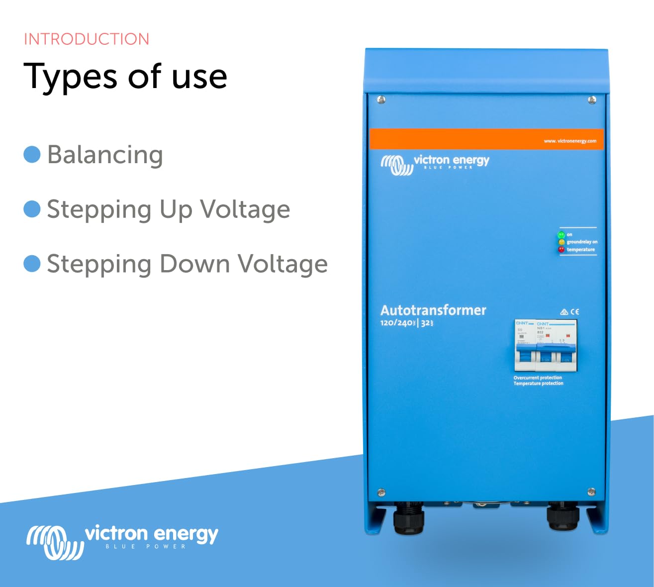 Victron Energy Autotransformer 120/240V AC and 32 amp
