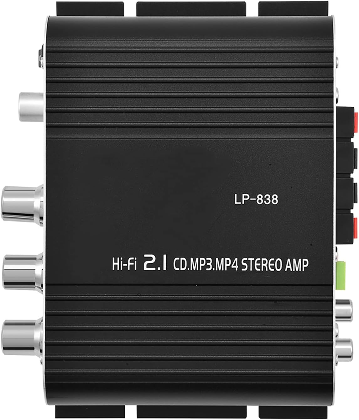15Wx2 3.5mm MP3, MP4, Stereo Audio Amplifier Receiver, Output Stereo Bass Home Amplifiers, with and Port, Digital Amp