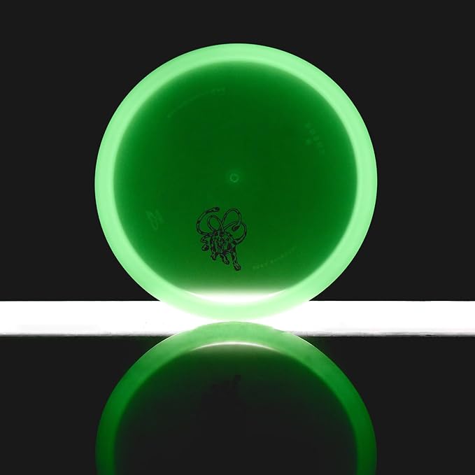 Yikun Stable Midrange Disc Golf Disc - 165-176g Glow-in-The-Dark & Standard Options | Reliable Flight for Outdoor Sports & Games | PDGA Approved (Color May Vary)