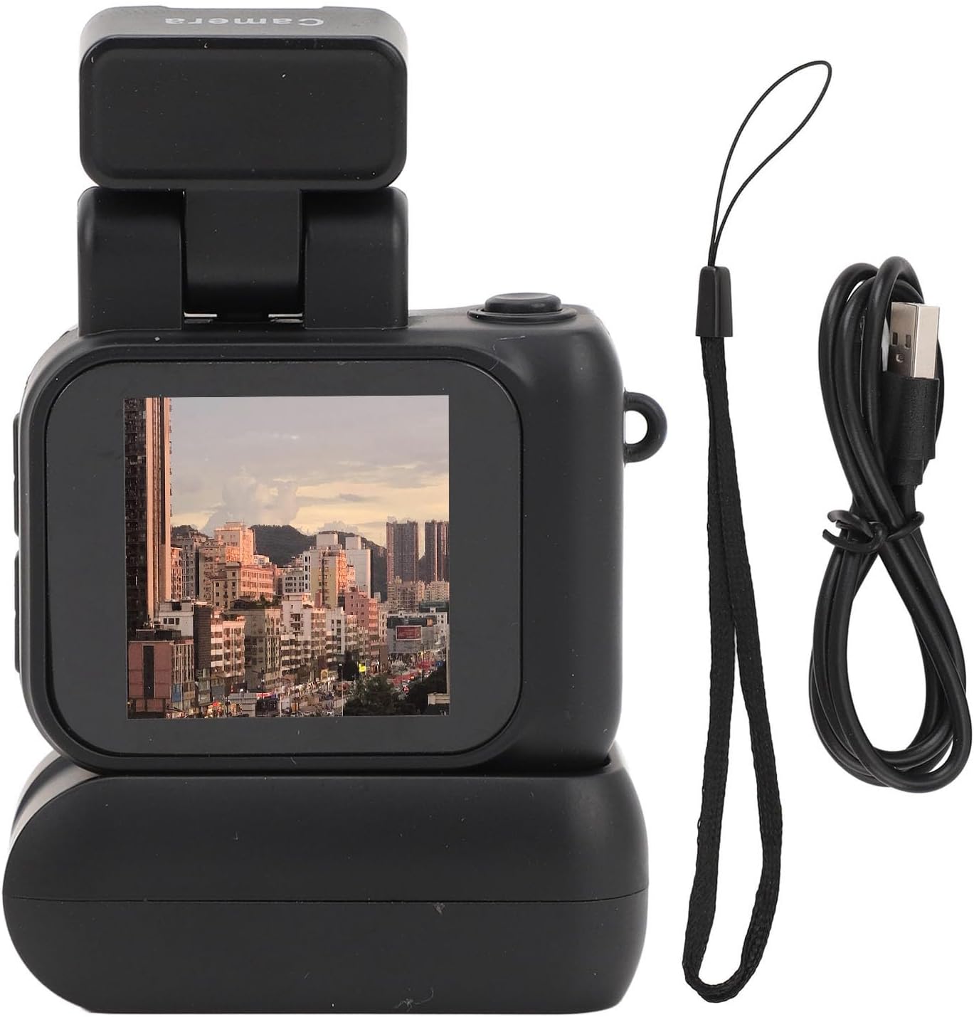 Dpofirs 1080P 1.44in 180mAh Small DV Camera, HD Thumb Camera with Color Screen, Video Recorder with Battery
