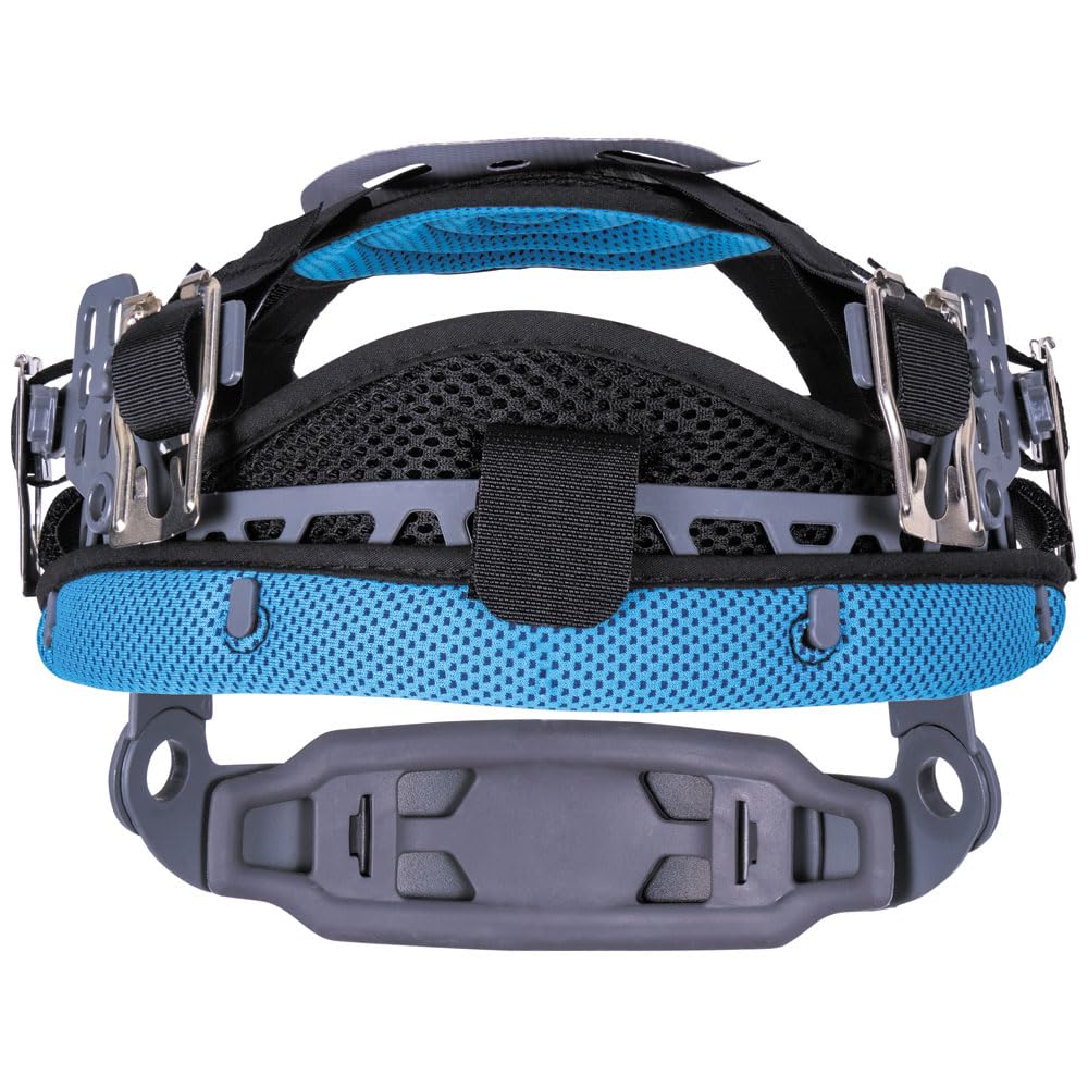 Klein Tools 60514 Hard Hat, K12 Series Carbon Fiber Full Brim, Rechargeable Headlamp, Vented, Class C, Type 1, Spartan