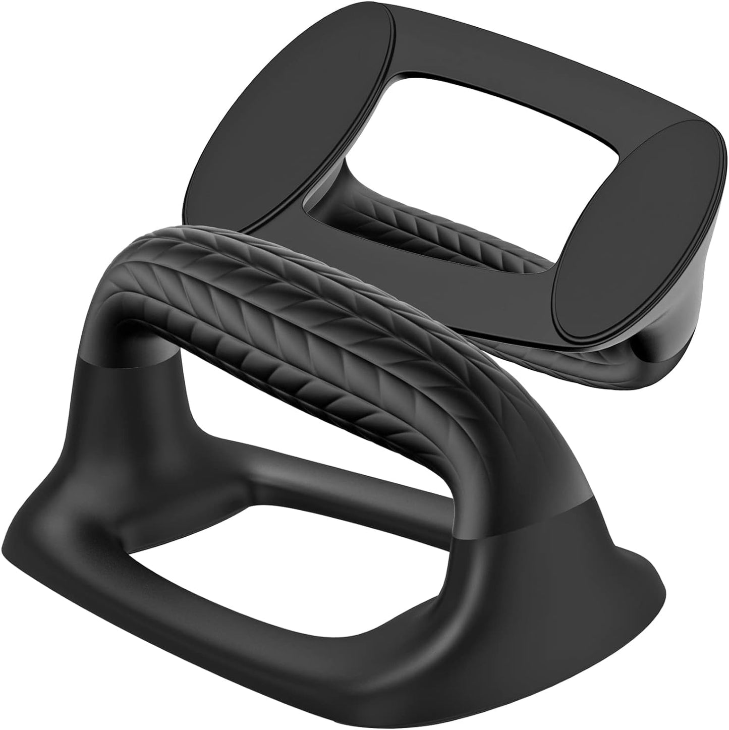 SELEWARE Push Up Bars Parallettes Pushup Stands with Soft Rubber Covered Handle Provide Comfortable Grip Fit for Floor Workouts Calisthenics Strength Training Pushups Black
