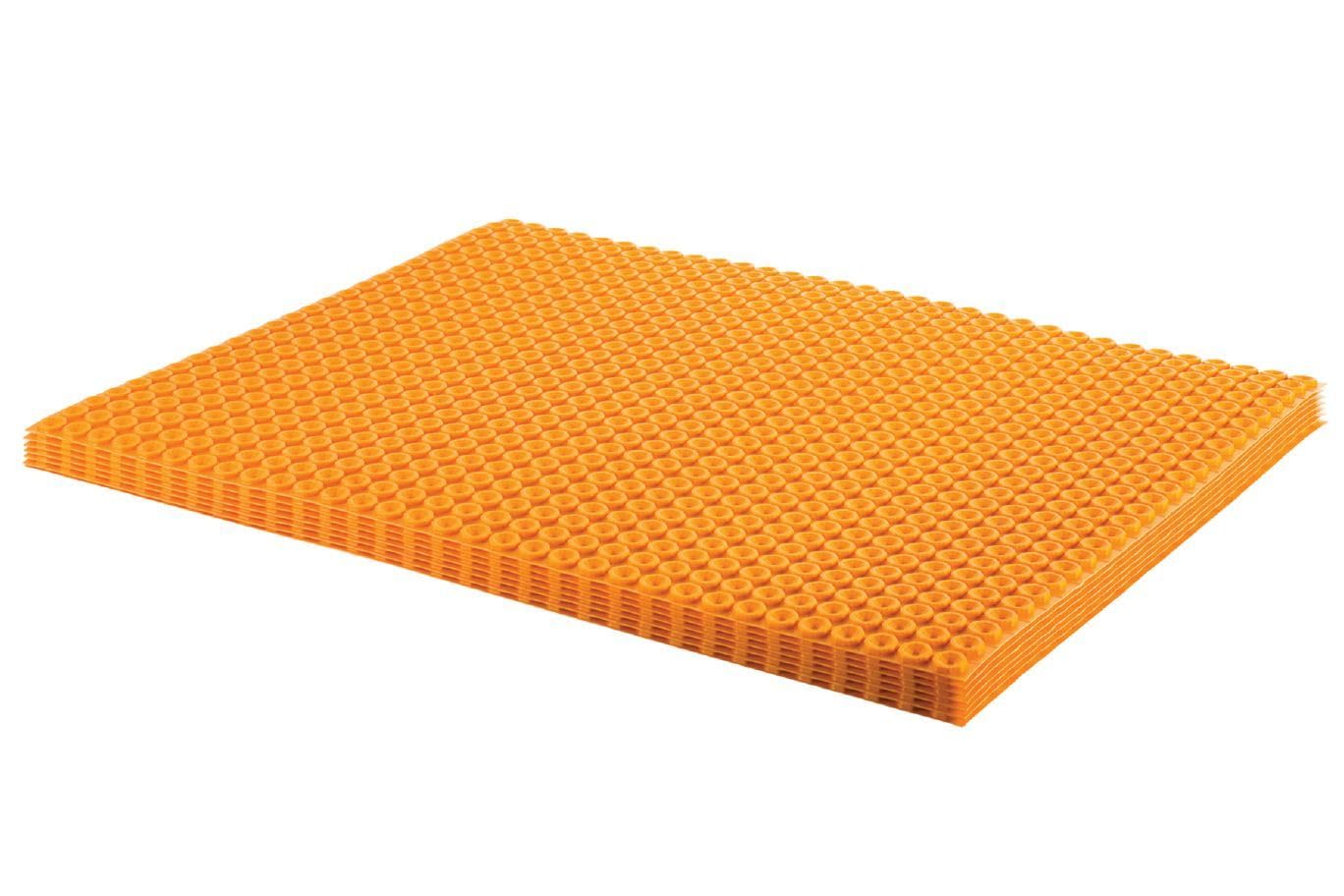 Schluter Ditra-Heat Electric Floor Heating Membrane with Uncoupling, Waterproofing, Vapor Management and Load Support - Ideal for Tiles and Stone - 1/4" Thickness, 134.5 Square Feet Roll - DH512M