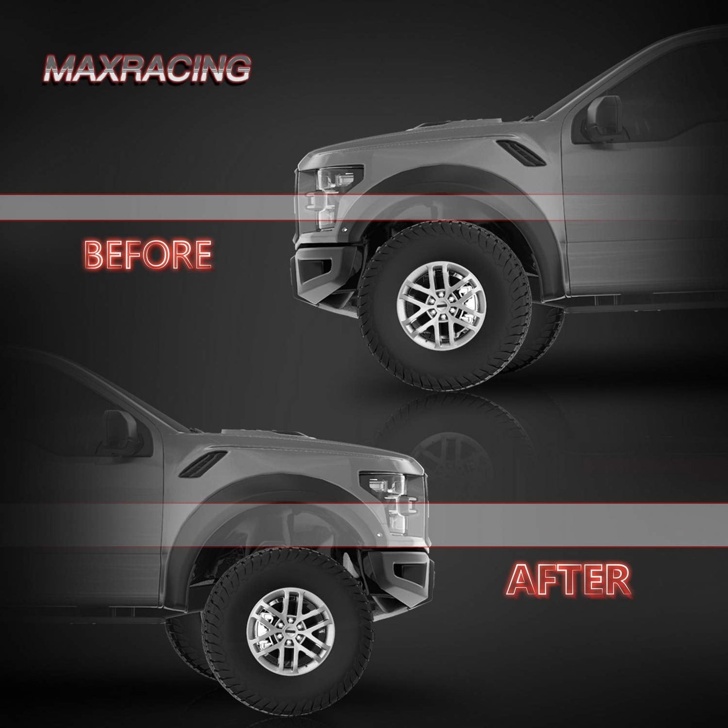 Maxracing 2" Leveling Kit Compatible with 2007-2026 Chevy Silverado 1500 Avalanche Suburban Tahoe/GMC Sierra Yukon XL1500