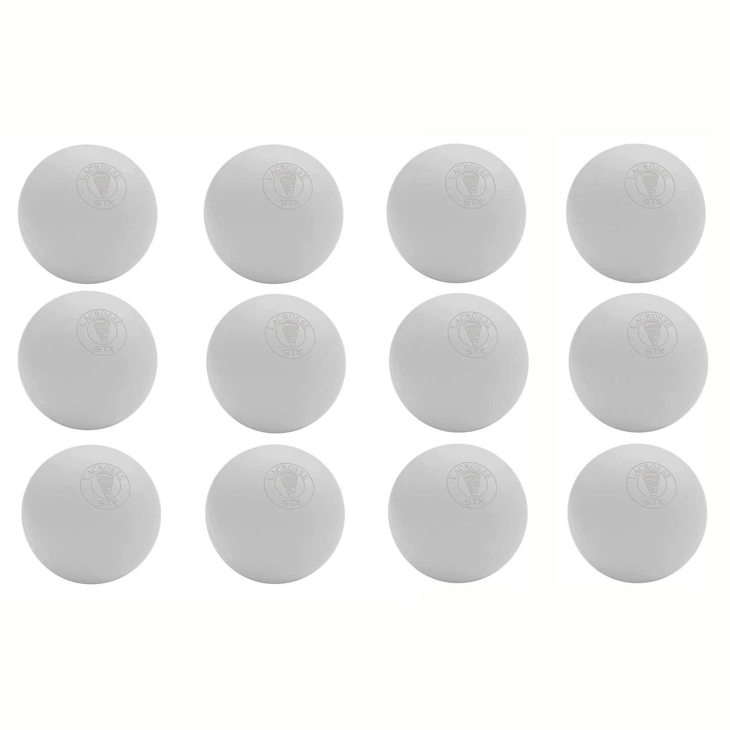 STX Lacrosse Balls White - 12 Pack