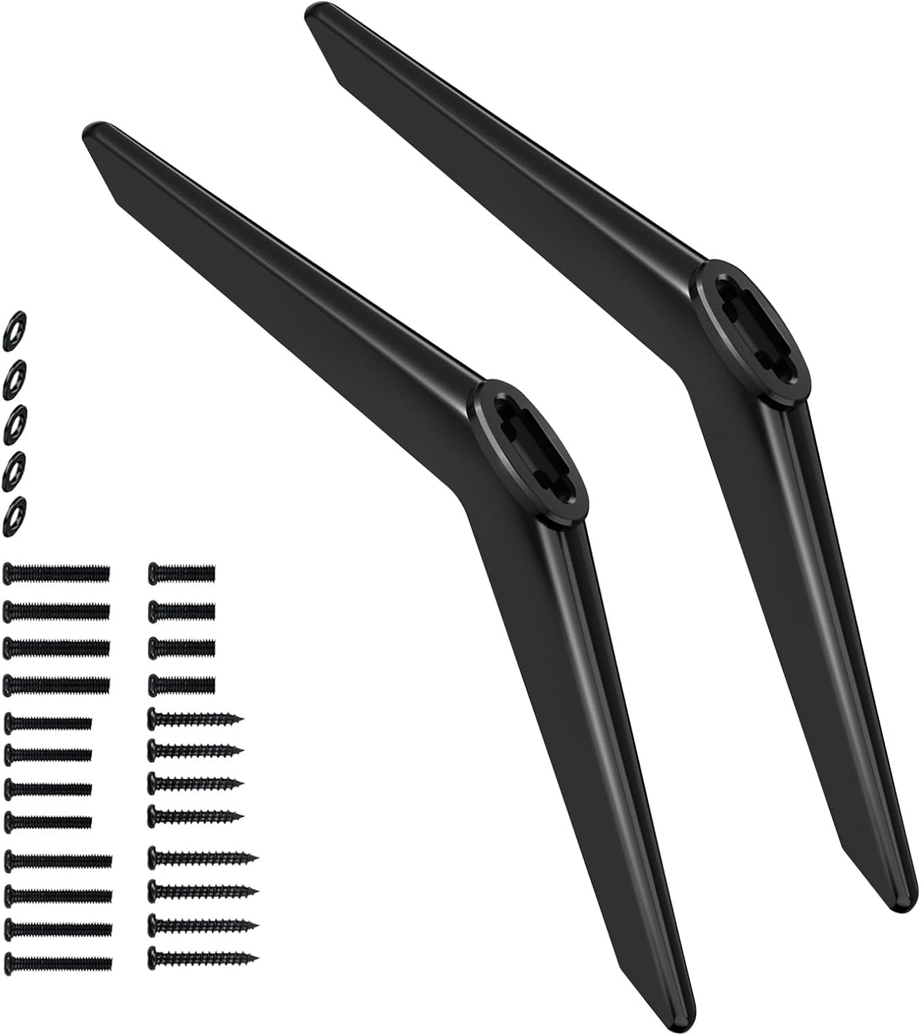 Motiexic 32L310U19 32L310U20 43LF421U19 50L420U, 32" 43" 50" Set, TV Legs for Toshiba TV Stand Base Replacement, Only