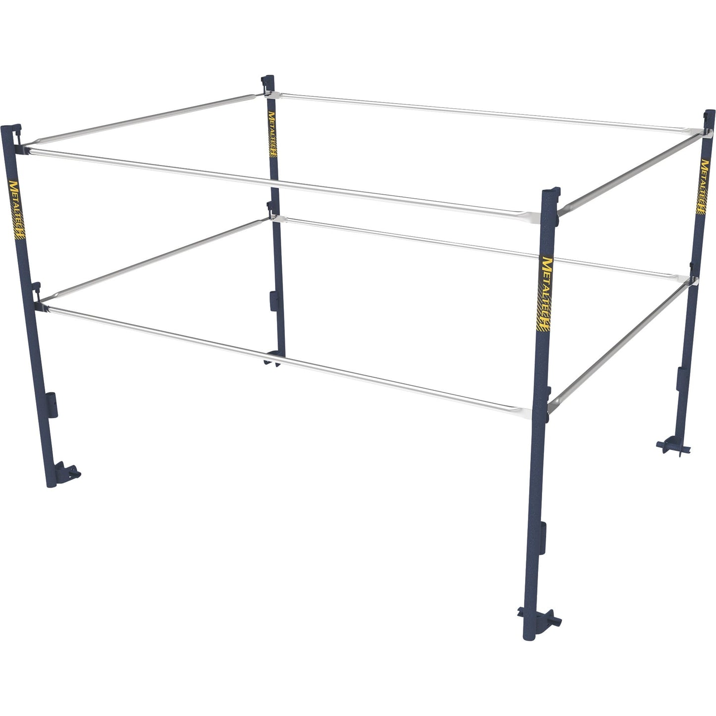 Metaltech 5ft.W x 7ft.D Scaffold Guardrail System - Model Number M-MG507K