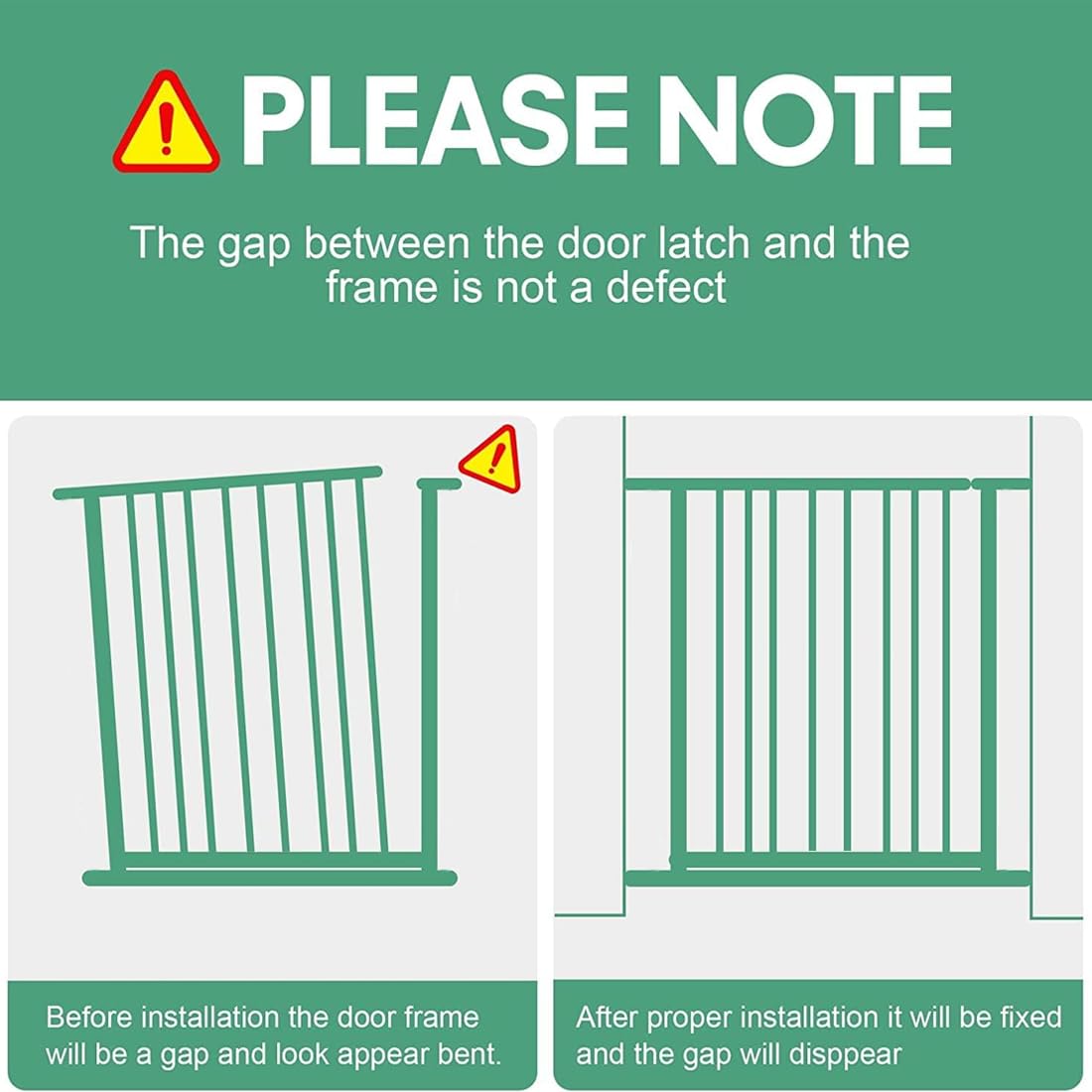40.5" Extra Tall Cat Pet Gate 57.4-60.2" Wide Pressure Mounted Tall Pet Gate Easy Walk-Through Auto-Close Safety Baby Gate for Cats and Dogs for Indoor Stairs, Doorways, and Kitchen