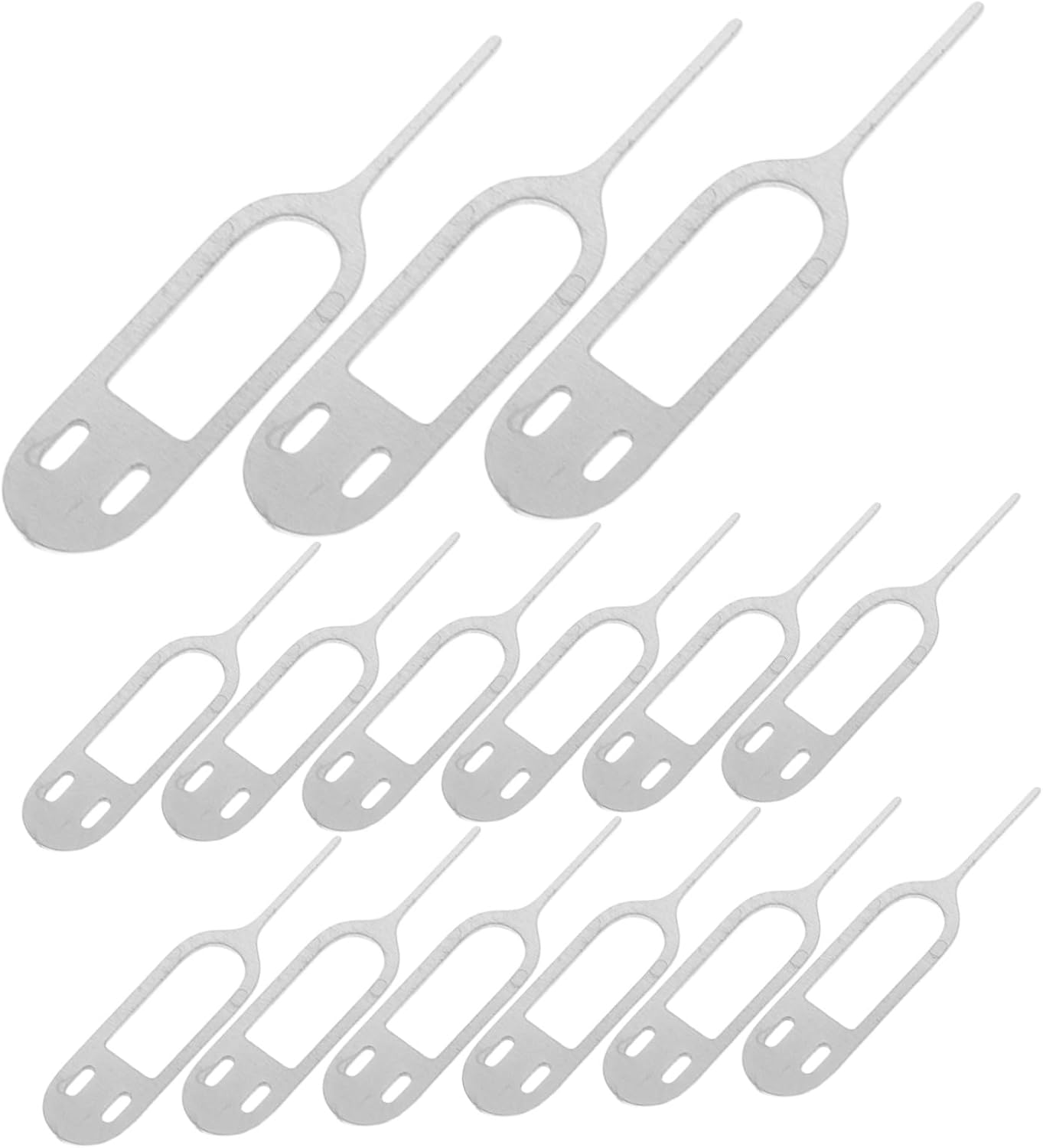 50pcs OSALADI Sim Card Remover Tool Long Stainless Steel Pin Phone Sim Ejector for Quick Access