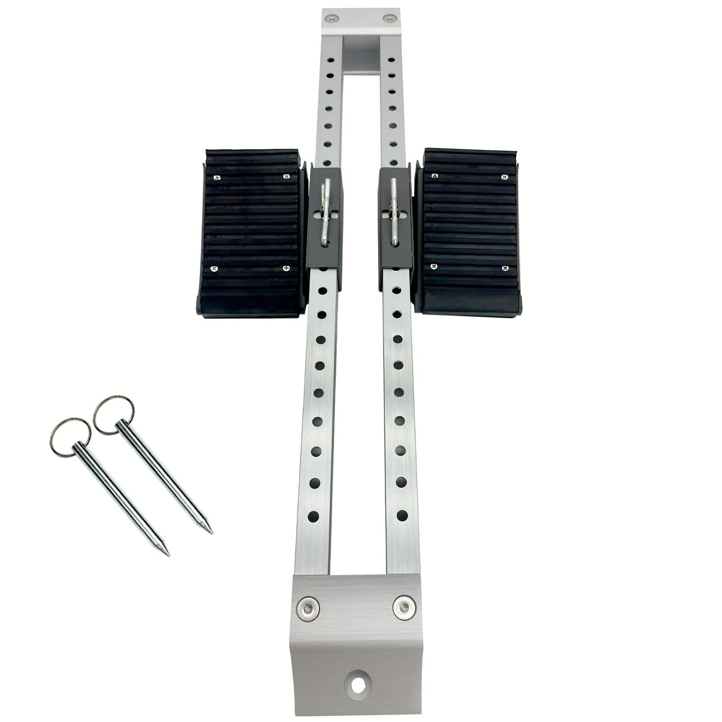 Supvision 30In Lightning Starting Block Sprinter Pedals 6 Angle Adjustable Sprinter Track and Field Aluminum Suitable for Plastic Runway Cinder Track