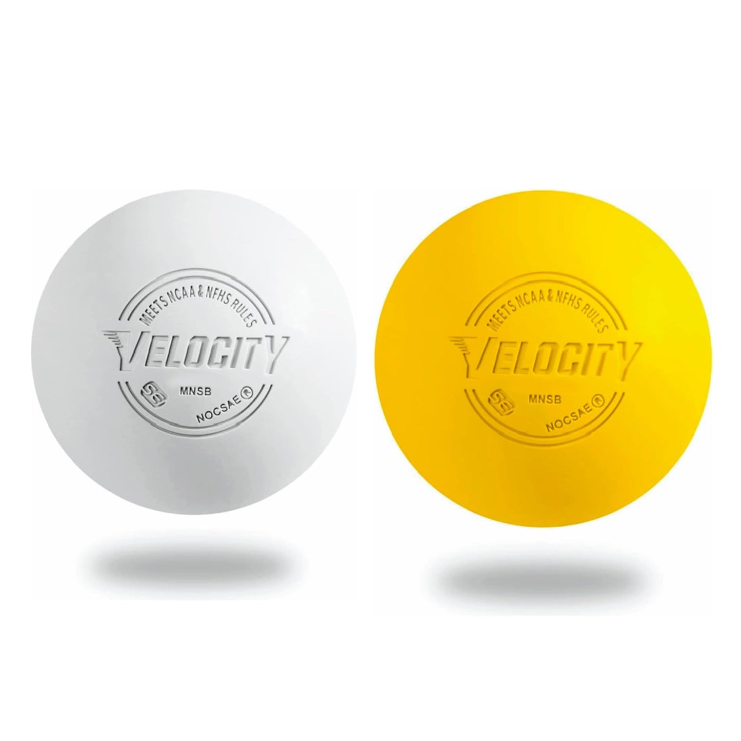 Lacrosse Balls - 6, 12, 18, 24, 36, 60 and 120 Packs - Official NFHS and College Approved Size – Yellow & White