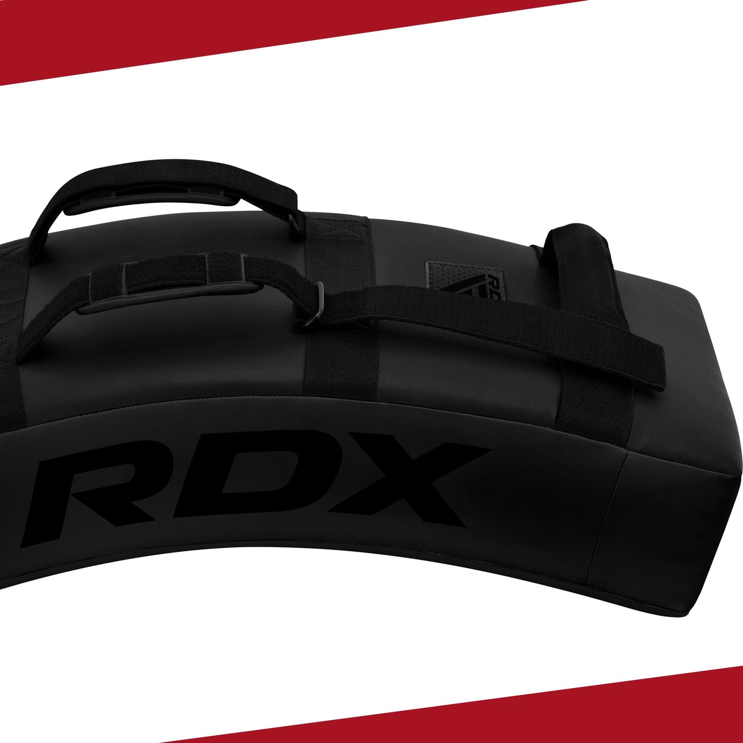 RDX Kick Shield Muay Thai Kickboxing, 60CM Large Heavy Curved Kicking Striking Body Pad, Punching Foot Target MMA Boxing Training, 3 Padded Handles, Martial Arts Karate TKD Taekwondo (ONE PAD ONLY)