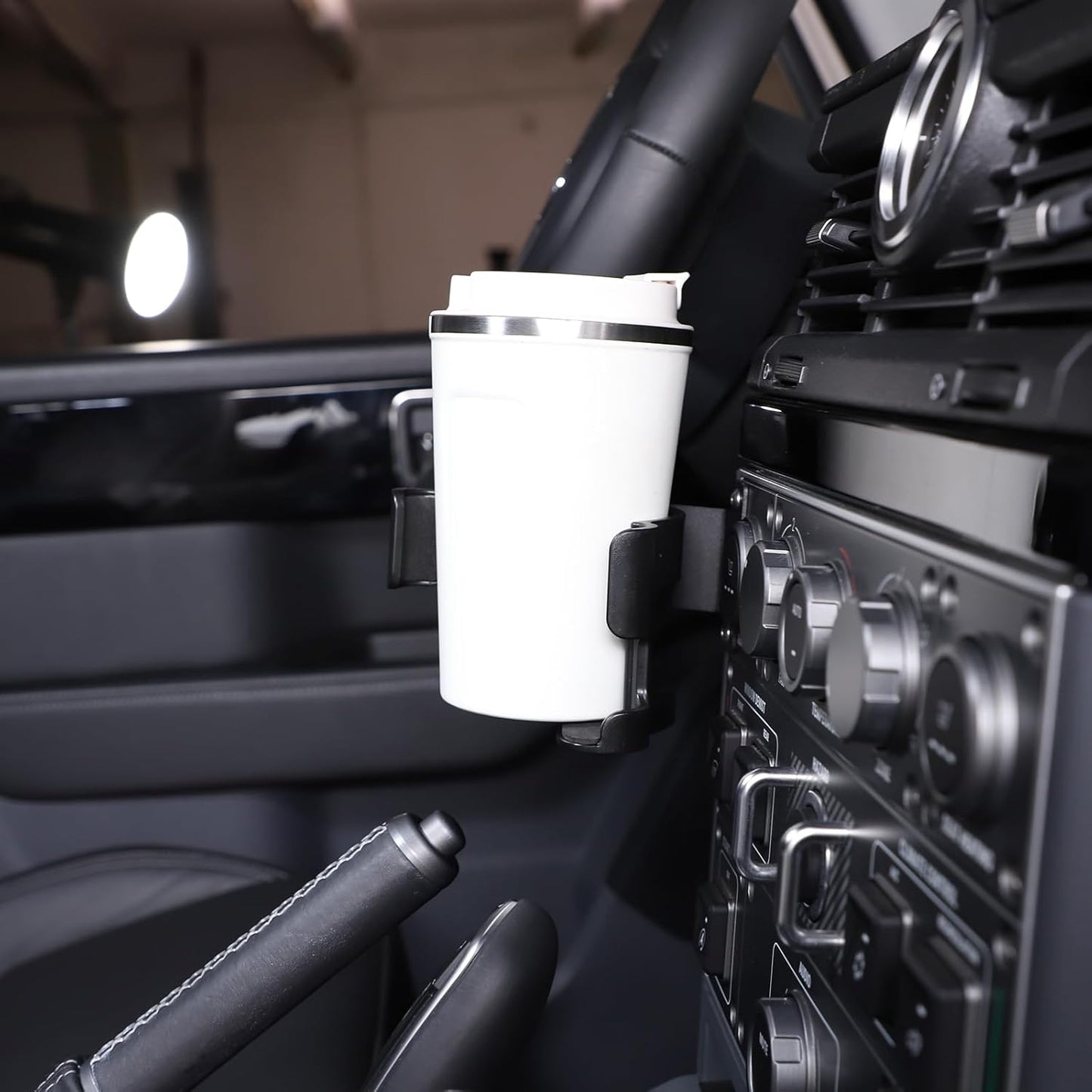 2 1 2020-2026 Car Multi-Function Drink Cup Phone Holder, in Bolt-on Stand Bracket Organizer, Cell Phone Mount