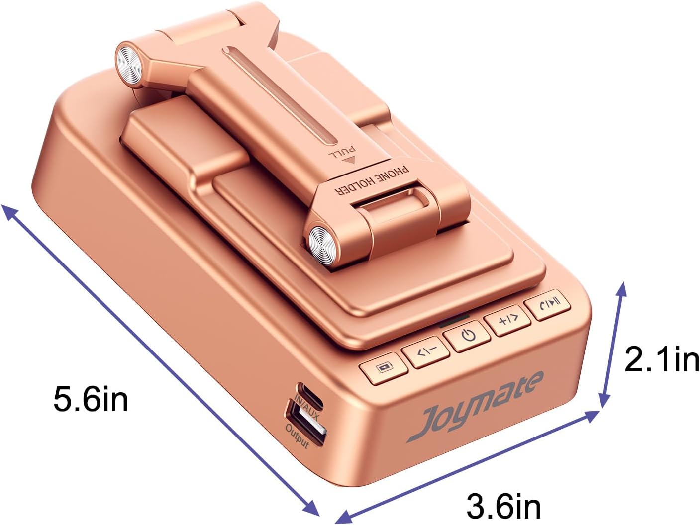 Joymate 360 Gifts for Women Girls, Bluetooth Speaker Phone Stand with Charging Function Rotable Adjustable Cell Phone