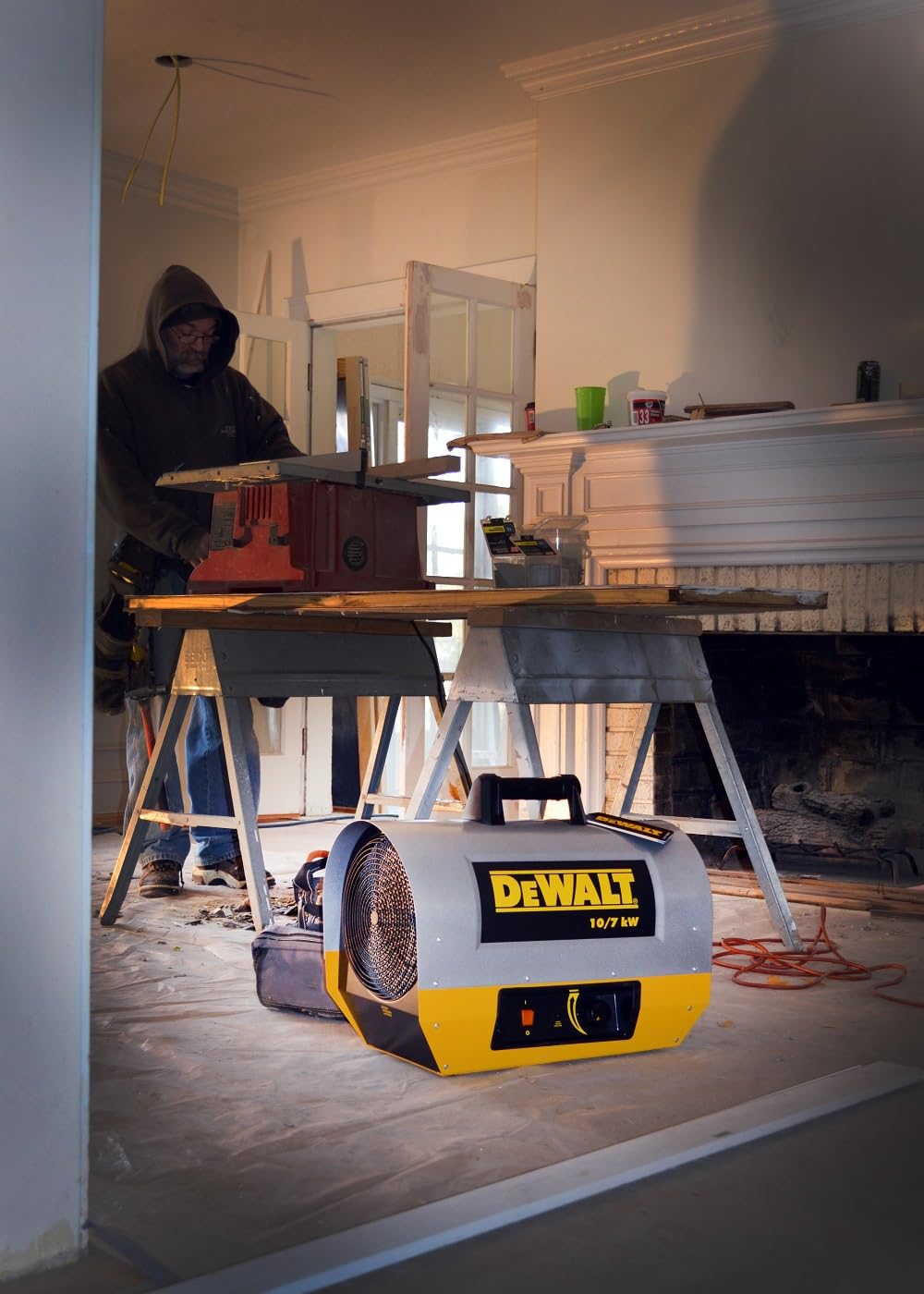 DEWALT Forced Air Electric Construction Heater (10/7 kw)