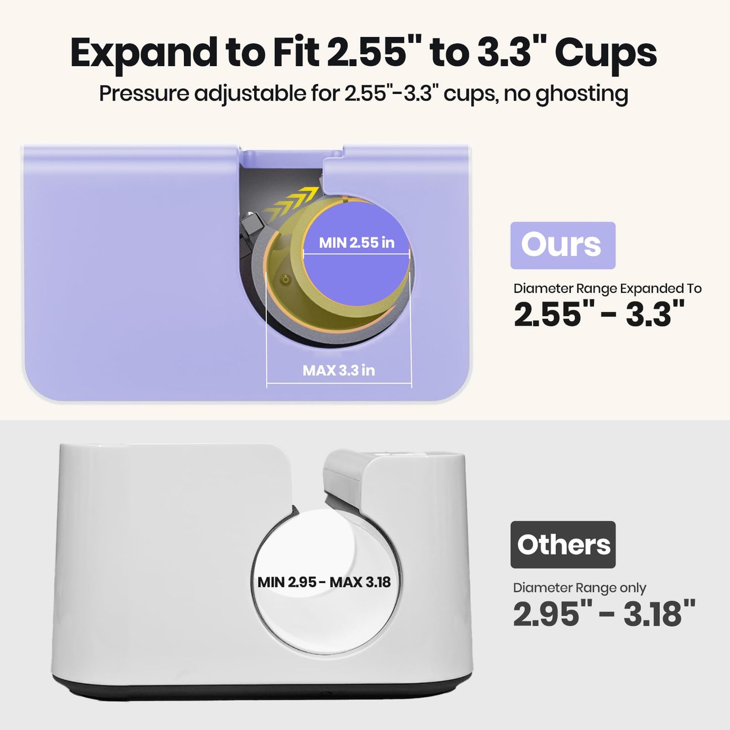 EENOUR Auto Tumbler Heat Press Machine, Automatic Rotating Tumbler Press, Pressure Setting Mug Press for Seamless Print, Even Heating Cup Press, for 11-32oz Sublimation Tumblers, Mugs, Glasses