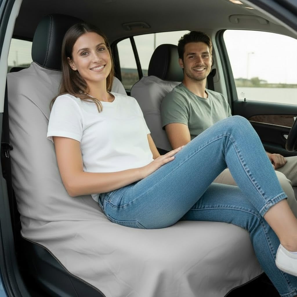 Malo’o SeatGuard Seat Cover – Microfiber Towel or Premium Terry Cloth w/Nylon Backing – Universal Car Seat Protector for Beach, Gym, Surf, Pets & Travel – Quick Dry, Machine Washable