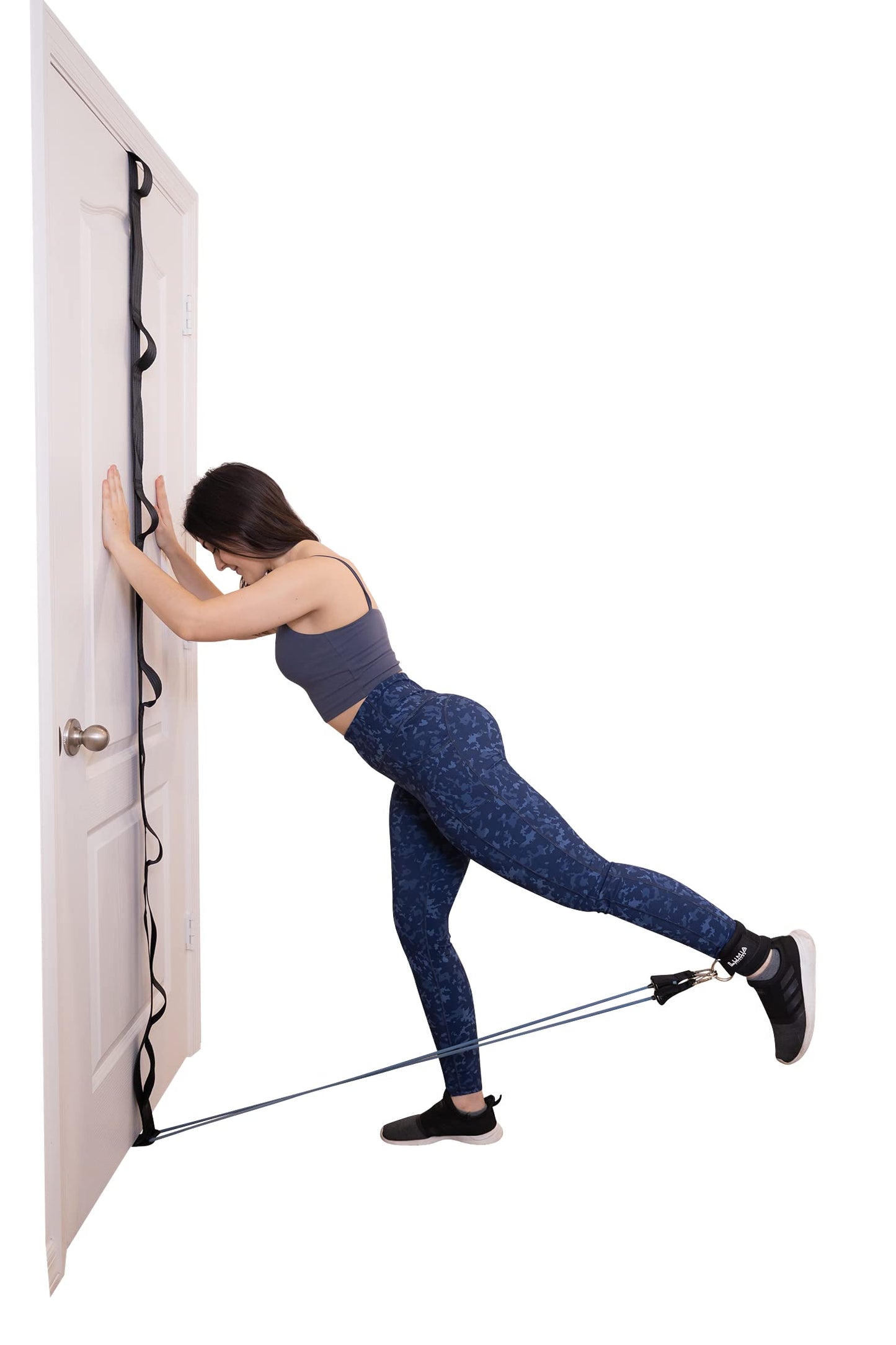 Lumia Wellness Anchor Strap for Resistance Band Exercises, Heavy Duty Door Gym Band,Full Body Multi-Point Home Gym, Portable Workout Equipment, Easy to Instal, No Hardware Necessary