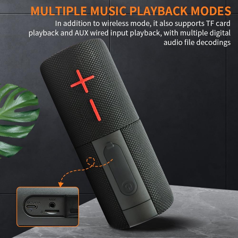 CYBORIS 2 1 IPX6 20W V5.3, 24H in Magnetic Dual Splittable Bluetooth Speaker, Waterproof Split Portable Wireless