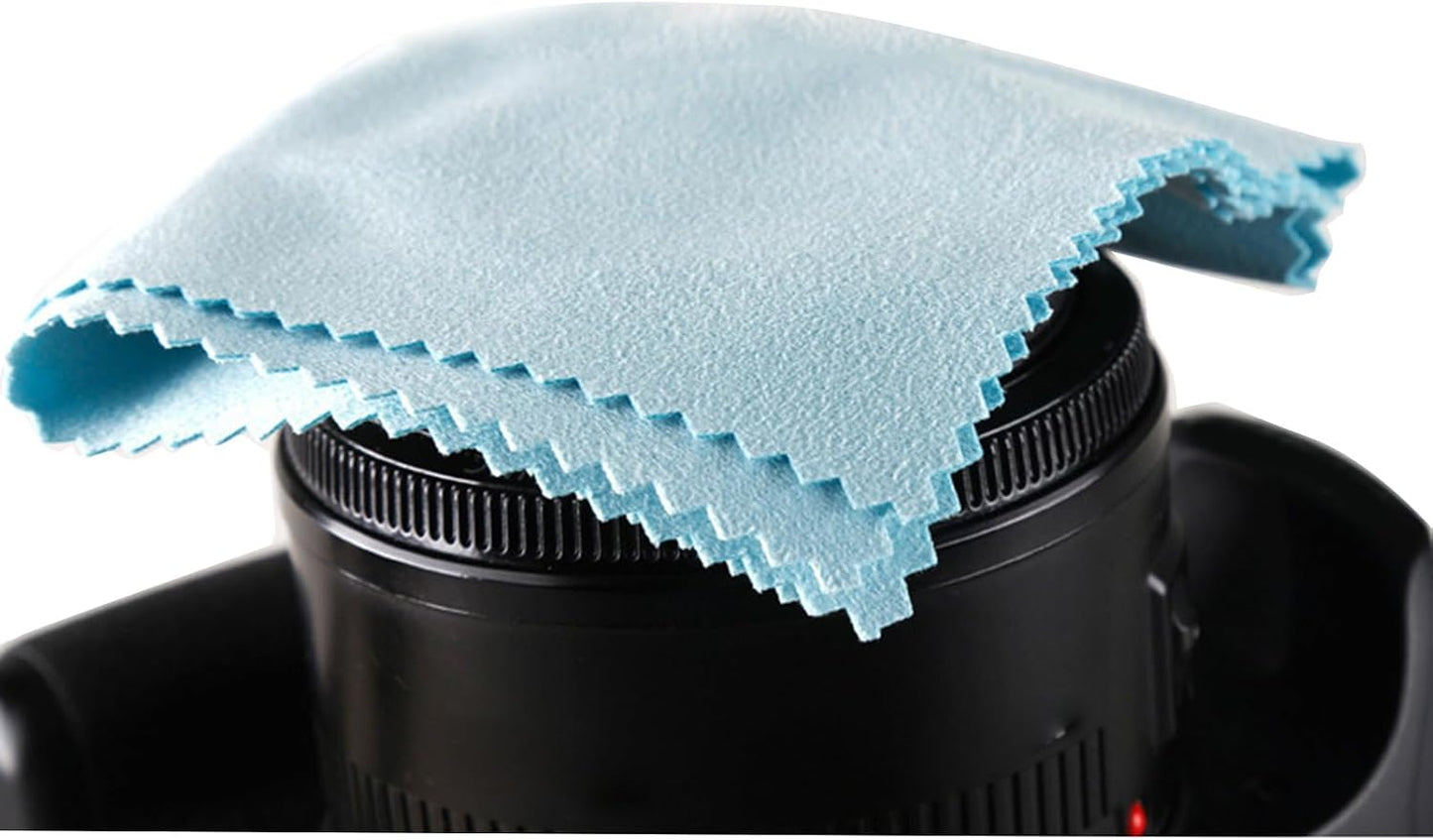 Ankexin 20x20cm Glasses Cleaner Microfiber Glasses Cleaning Cloth for Lens Phone Screen Cleaning Wipes