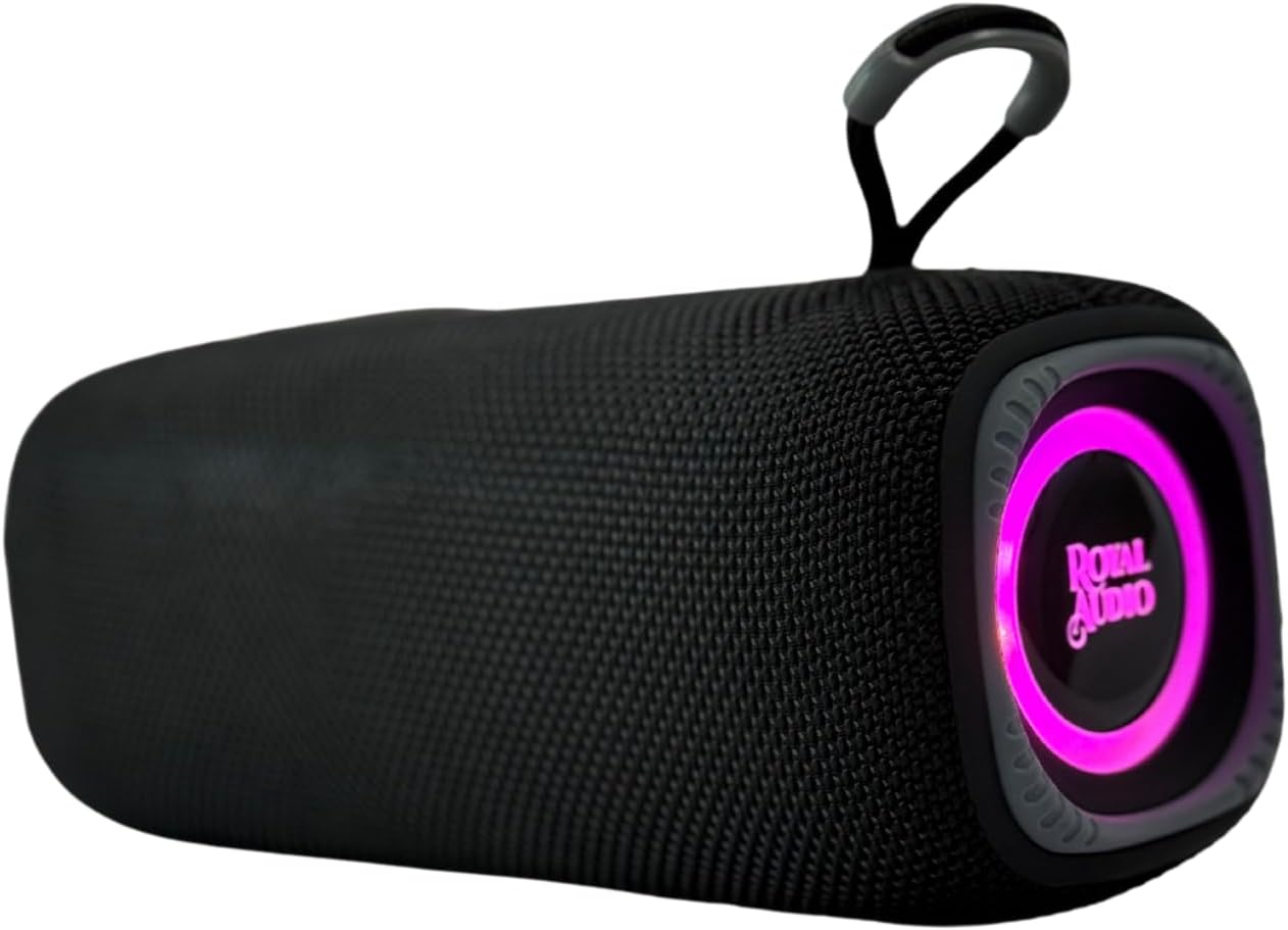 ROYAL AUDIO RA654 16W 3 Wireless Portable Bluetooth Speaker with Stereo Sound, Deep Bass, Hours Playtime, USB AUX