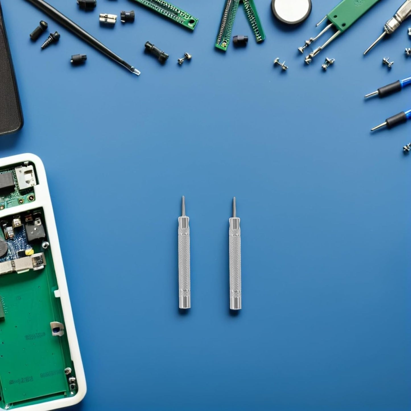 20pcs Set 0.8mm Sim Card Tray Ejector Pins for Mobile Phones, Cell Phone Repair Tool with Replaceable Needle Tips, Sim