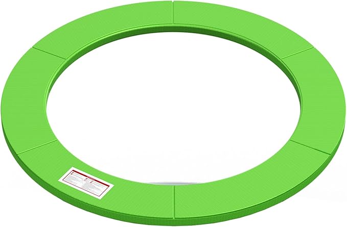 LANGXUN Universal Trampoline Repalcement Safety Pad, 8ft 10ft 12ft 14ft 15ft 16ft Waterproof Surround Spring Foam Cover for Round Frame