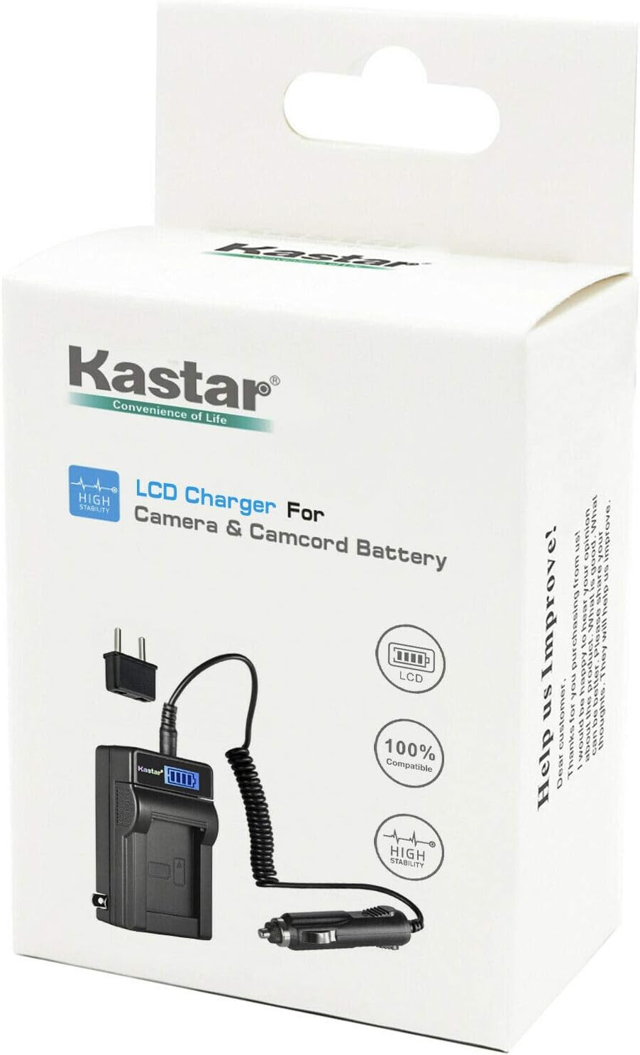 Kastar 2-Pack LP-E6N 7D, 7D 7D 60D, 60Da, 70D, 80D, 90D, XC10, XC15, Pro Battery and LCD AC Charger Compatible