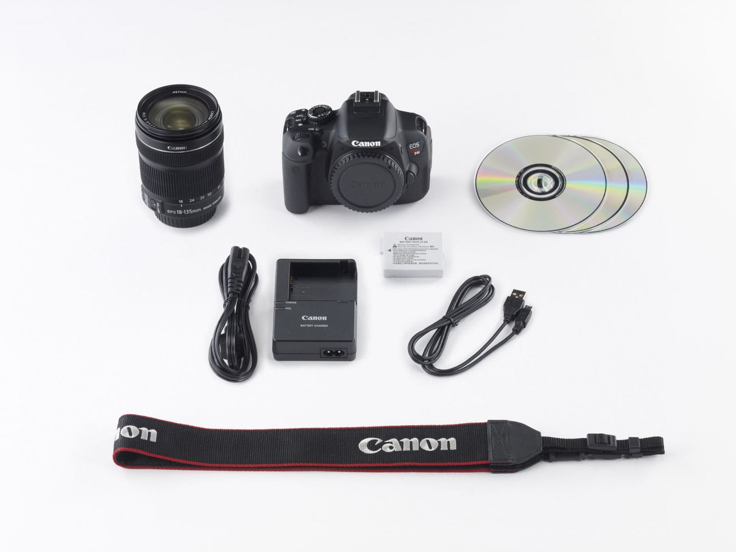 Canon EOS Rebel T4i 18.0 MP CMOS Digital Camera with 18-135mm EF-S is STM Lens (Renewed), Black