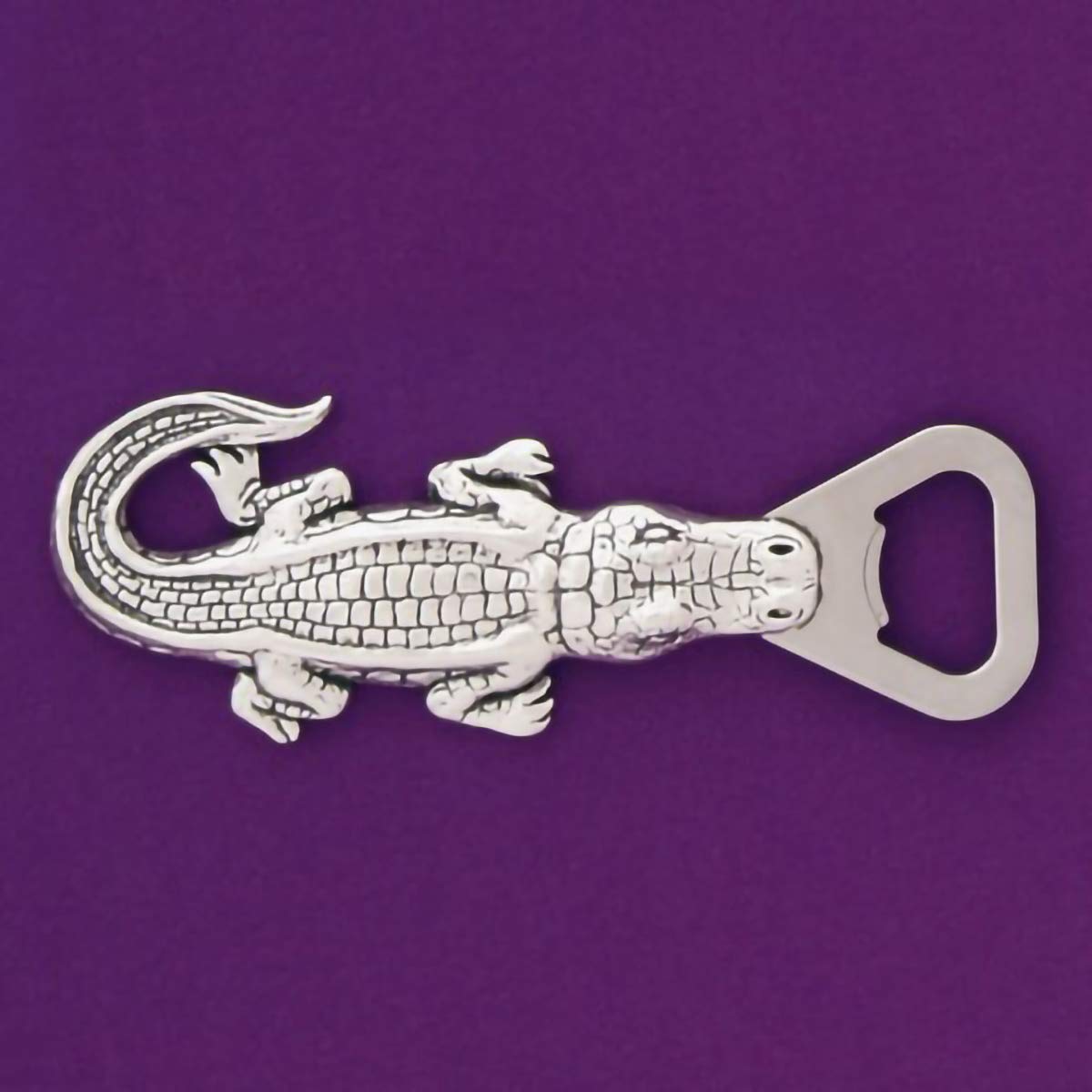 Alligator Pewter Bottle Opener By Basic Spirit